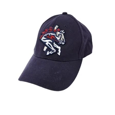 Binghamton Rumble Ponies Hat Cap Strap Back Mens Blue Horse MiLB Baseball