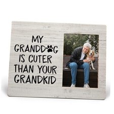 Dog Grandma Photo Frame, Dog Grandma Gifts, Dog Grandma Frame, Dog 4 6 white
