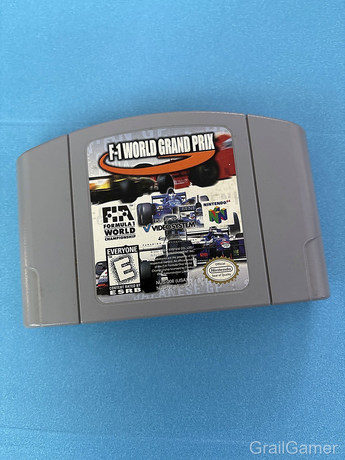 F-1 World Grand Prix Nintendo 64 N64 1998 Retro Loose Video Game
