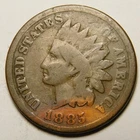 1885 Indian Head Cent Penny VG-Details  "Coin Pictured - Not Cleaned"