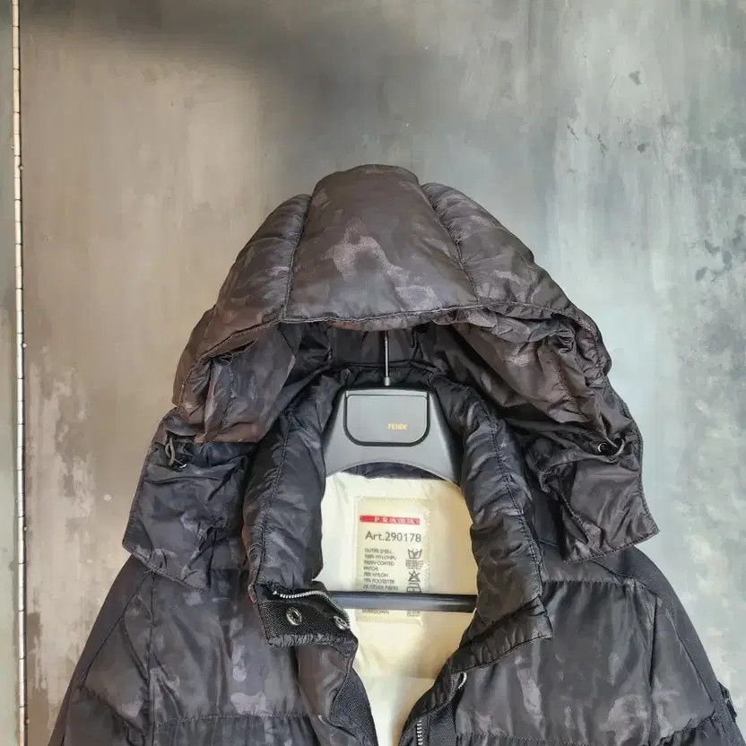 Prada Authentic Triangular Logo Down Puffer Jacke… - image 6