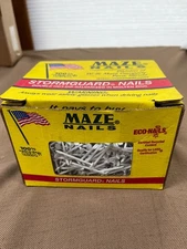 Maze Stormguard M-61 White Painted 1.5" Exterior Nails Siding Garage Door Trim