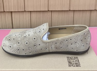 Waco Spenco Orthotic Women's Paisley Ballet Light Taupe Shoes Size 9.5