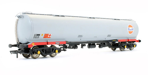 Bachmann gebrauchter 38-114 100 Tonnen Drehgestell Kesselwagen TEE 'Gulf' grau '85021' | Condition: Used