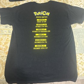 POKECON 2025 NATION TOUR T-SHIRTS SIZE M NEW NO TAGS!!!
