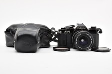 Excellent Canon AV-1 35mm SLR Film Camera w/ 28mm f/3.5 SC Lens 78112