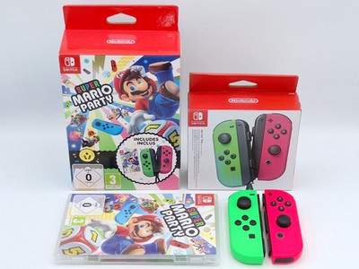 Super Mario Party + 2x Joy-Con Bundle - Nintendo Switch - Beschreibung Lesen