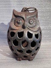 Japanese Antigue Barn Owl Lantern Cast Iron 1920&rsquo;s
