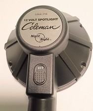 Coleman Night Sight Spotlight Candlepower 12 Volt Halogen 5364-718 Vintage Euc Coleman Night Sight Spotlight Candlepower 12 Volt Halogen 5364-718 Vintage Euc