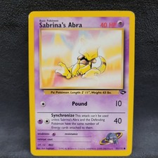 Sabrina’s Abra 93/132 Gym Challenge Common Regular Pokemon 