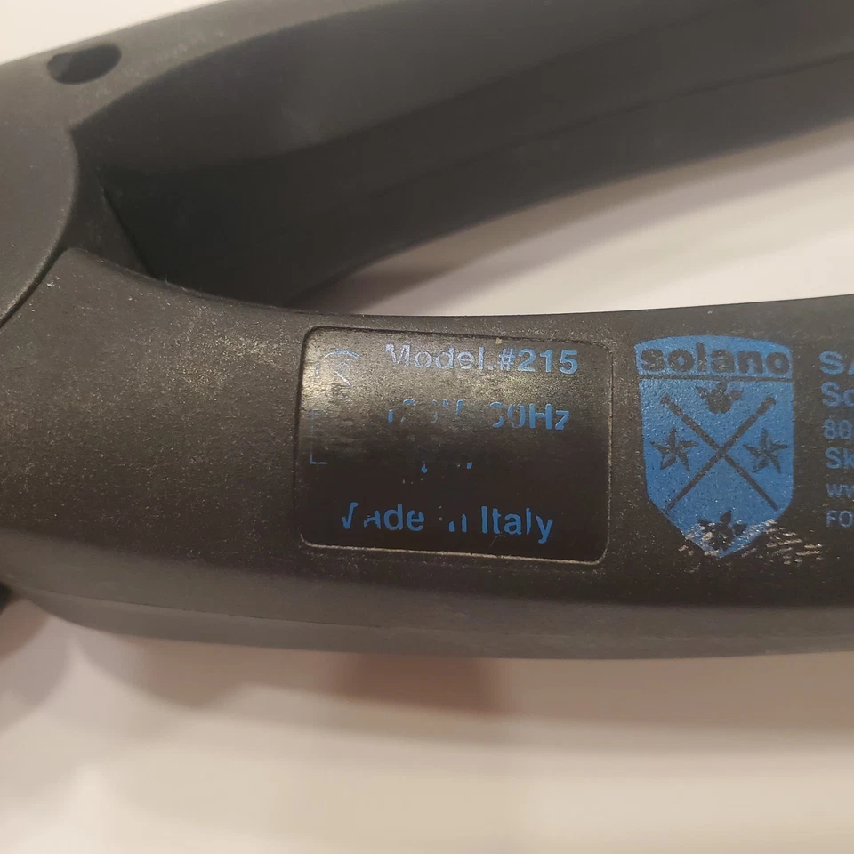 Plancha profesional Solano Sapphire modelo #215 hecha en Italia Foto 3 de 4