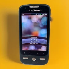 HTC Droid Eris / PB00100 / ADR6200 - Black ( Verizon ) Rare Smartphone Works