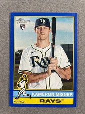 2025 Topps Heritage - Kameron Misner - Rookie - Blue Border Parallel - Raw
