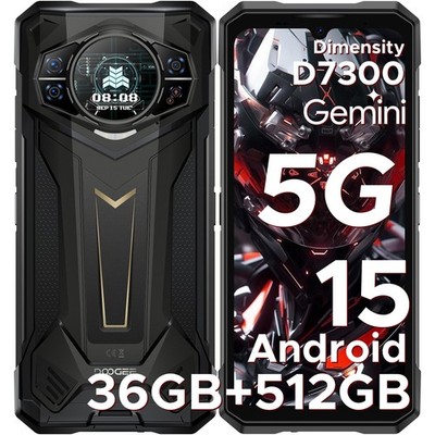 DOOGEE S200 Plus 5G Rugged Phone 2026, 36GB+512GB Android Cell Phone 6.72'' FHD