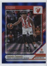 2024-25 Panini Donruss EuroLeague Holo Blue Laser 4/49 Isaiah Canaan #10 16wc