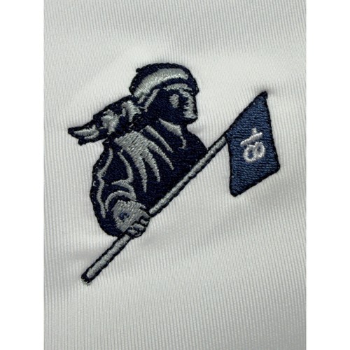 Under Armour / Great River CC Women Medium White Golf Polo Shirt (S21) NWTs - Picture 3 of 7