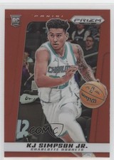 2024-25 Panini Prizm Deca Red Prizm 62/199 KJ Simpson Jr #139 13c5