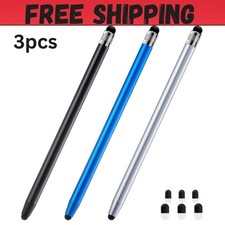 3PCS Stylus Pen Touch Screen Rubber Tip Styluses For iPad Tablet Android Phone