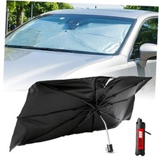 Black Umbrella Windshield Sun Shade for Car - Umbrella for Front Windshield