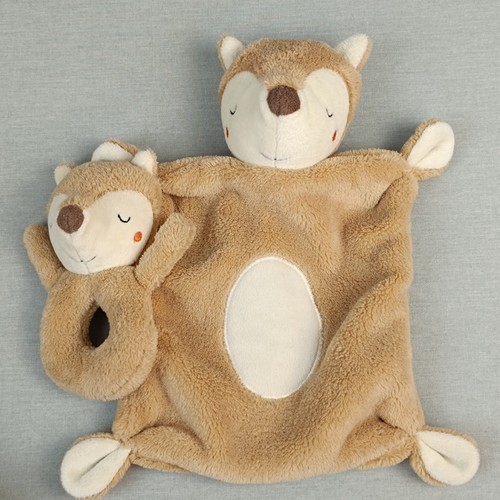 PUSBLU DM Fuchs schlafend ❤️ Schmusetuch Schnuffeltuch Kuscheltier Stofftier SET - Bild 7 von 8