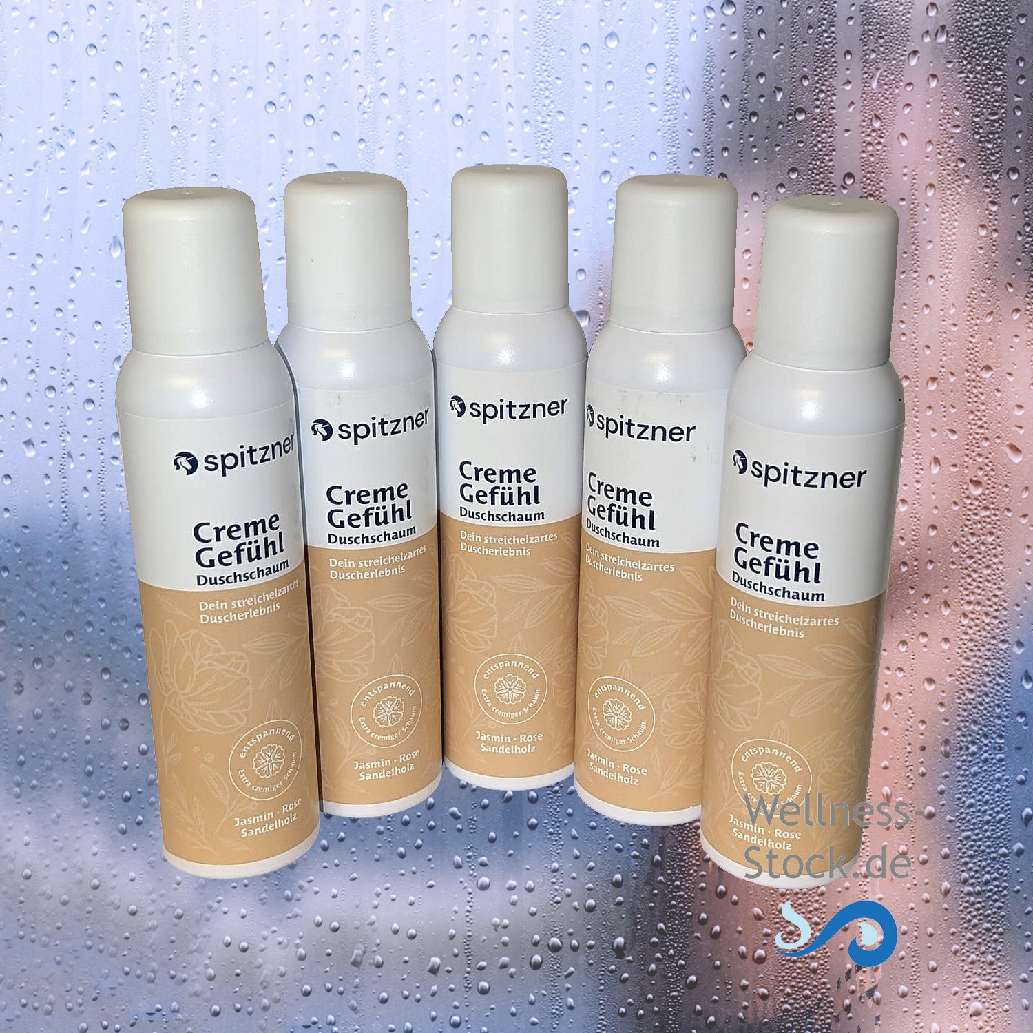 5 Flaschen Spitzner Duschschaum Creme Duschgel Shower Gel Duschbad Duschen 150ml