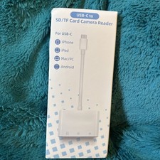 Lightning to SD/TF Card Camera Reader Adapter for iPhone/iPad   New