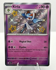 shiny kirlia pokemon card - Eevee Grove The item available is listed in the Title Kirlia (Reverse Holo) 081/190 SV4a