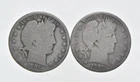 1892-1915 Lot 2 1906 1909 Barber 90% Half Dollars - Coin Collection *919