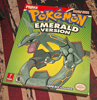 Prima 2005 Games Pokémon Emerald Version Strategy Guide w/ Double Sided Poster!
