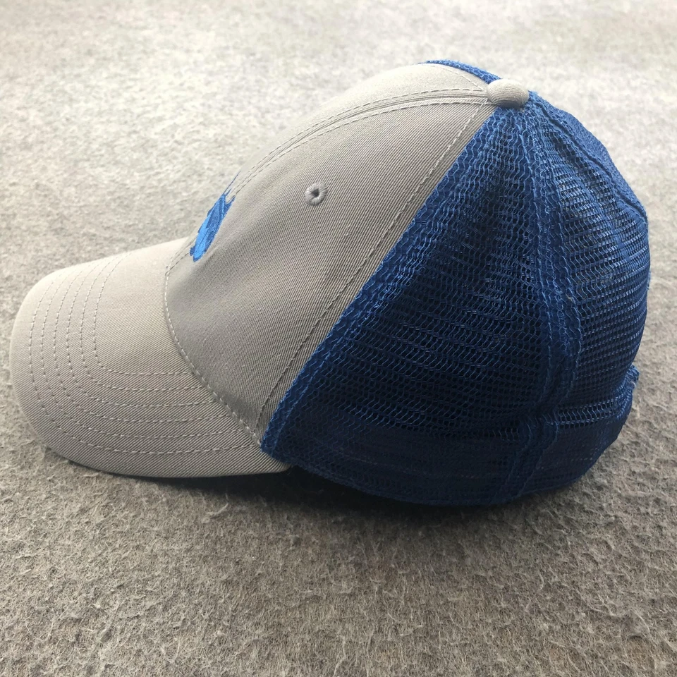 Southern Tide Hat Cap Snap Back One Size Gray Blue Fish Trucker Mesh Mens - Image 4 of 4