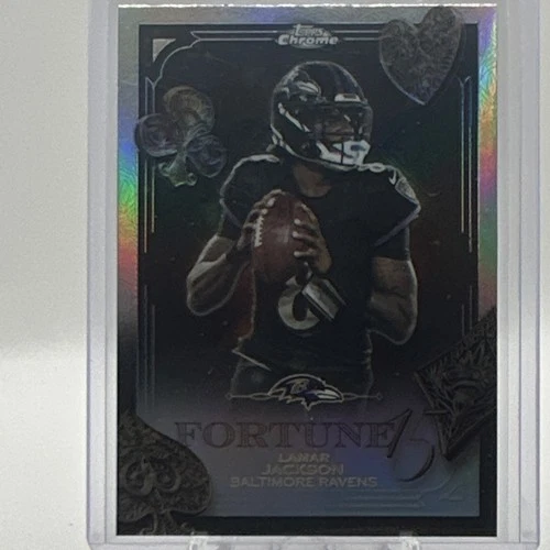2025 Topps Chrome Lamar Jackson Refractor (RAW)