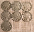 LOT OF 7 Buffalo Nickels, Random Dates, Choose How Many Lots Of 7!