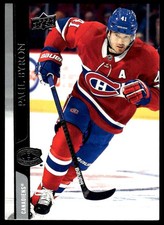 2020-21 Upper Deck #348 Paul Byron Montreal Canadiens Hockey Card