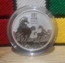 2026 Lunar Year Of Horse 2 Oz Solid Silver .999 Coin Australian Perth Mint 92.50 per troy oz