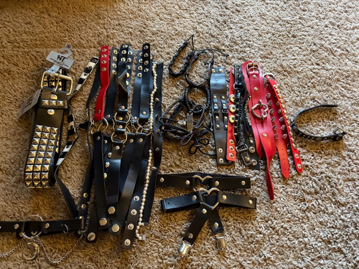Hot Topic Black Belts for Men for sale | eBay display picture 1