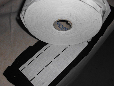 5 M Klebendes Stanzband Einlage Weiß 1/3/3/1 Cm ? Produktbild-Vorschau 3