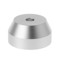 Vinyl Record Dome Adapter Universal 7" 45RPM Turntable Aluminum Silver 38mm