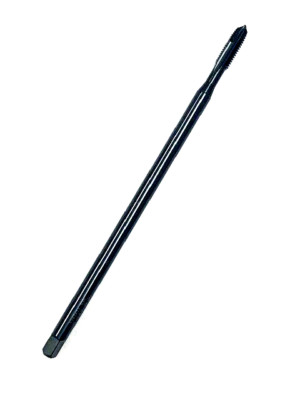 M6 X 1.0 X 6''  D5 PLUG 2 FLUTE SPIRAL POINT PULLEY TAP BLACK M6X1 OSG 1111800701