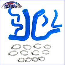 New Silicone Radiator Hose Piping Kit Fit For Mustang Gt Lx Cobra 5.0 86-93 Blue