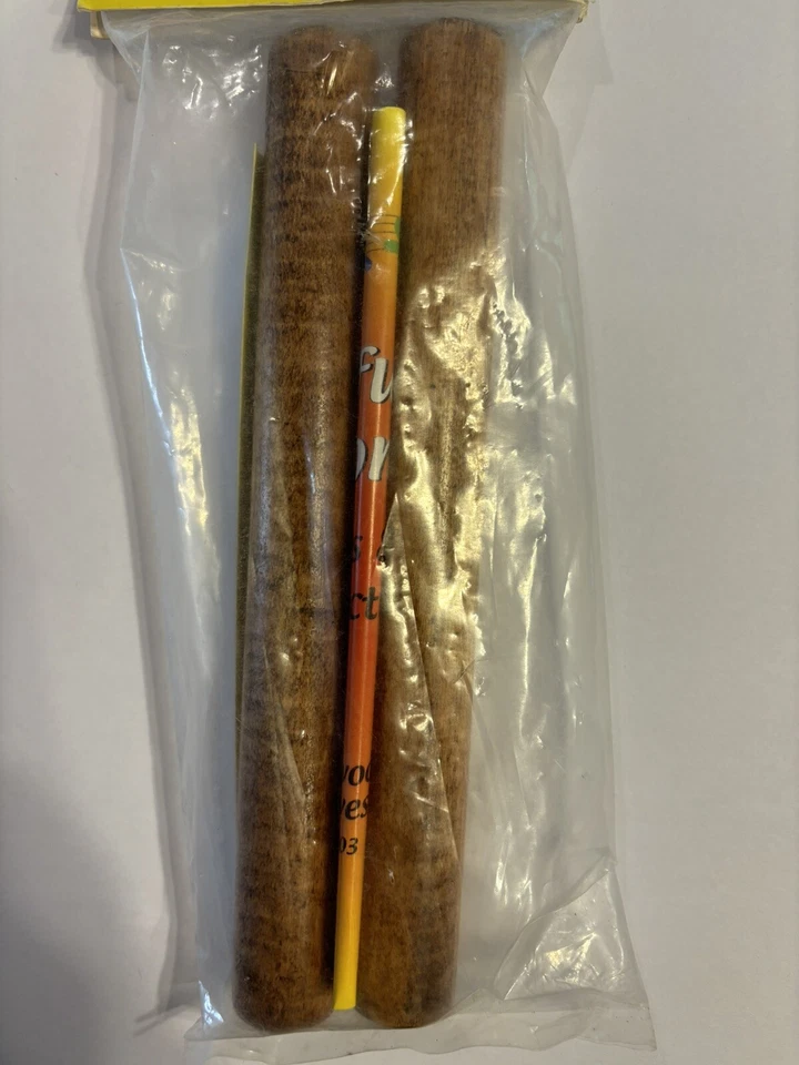 Claves de madera dura Hohner Kids - Instrumento de educación musical Foto 3 de 4