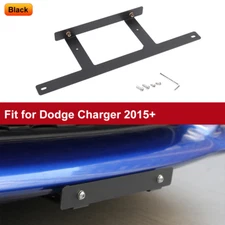 Lower Grille Mesh License Plate Mounting Bracket Relocation For 2015-23 Charger