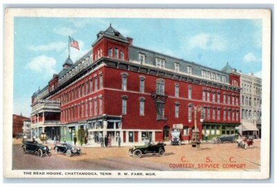 The Read House Chattanooga Tennessee R W Farr Mgr Advertising Old Photo