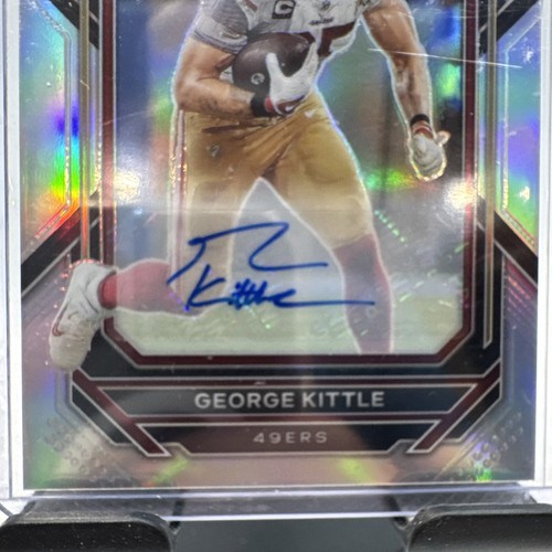 2022 Panini Prizm Silver Prizm Auto George Kittle #267 - Picture 2 of 4