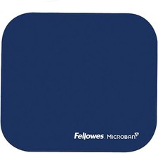 Fellowes 8" x 9" Mouse Pad with Microban Protection, Blue