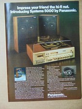 1979 PANASONIC SYSTEMS 5000 Impress The HI-Fi Nut! vintage art print ad
