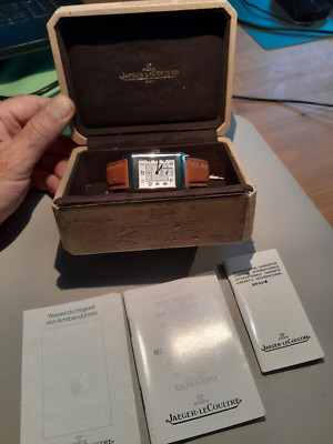 Jaeger-Le Coultre Reverso Classique  Edelstahl Handaufzug manuell Stahl Garantie