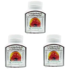 3x Lingzhi Ganoderma Lucidum Reishi Organic Relieve Fatigue Immune Super 100cap