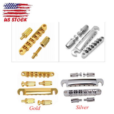 For Les Paul SG LP Style 6 String Tune-O-Matic Bridge Tailpiece Zinc Alloy