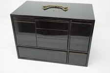 Japanese 14 Piece Lunch Box Genuine Bento Box Meiji-Taisho Era 0420C3