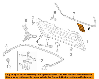 GM OEM 15-19 Corvette ConvertibleSoft Top Storage Compartment-Insert 23456925